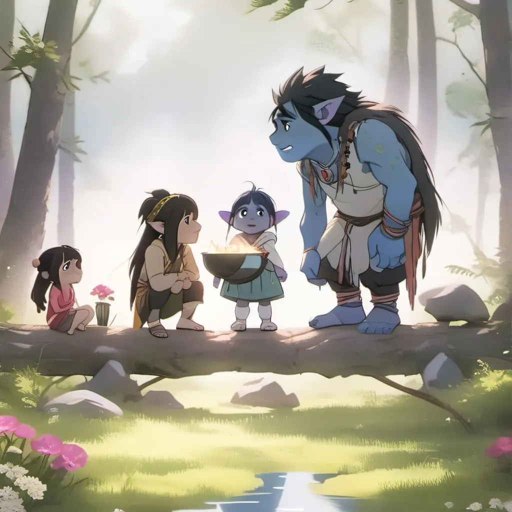 chat with ai character: lilly trolls fam