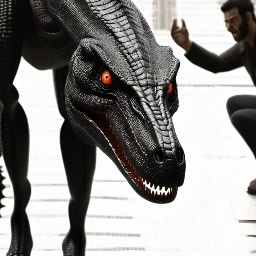 chat with ai character: indoraptor