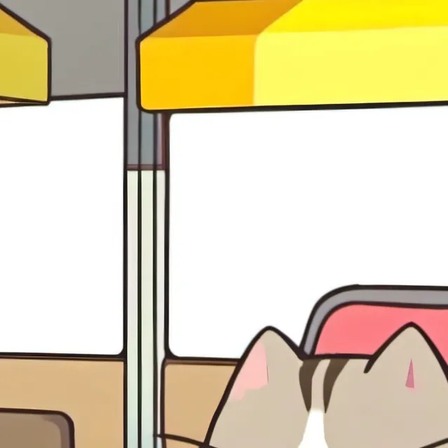 chat with ai character: Cat eat sum food. 