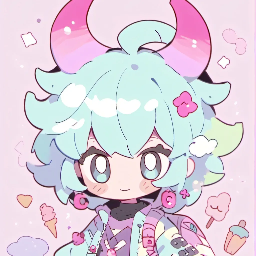 chat with ai character: cyan