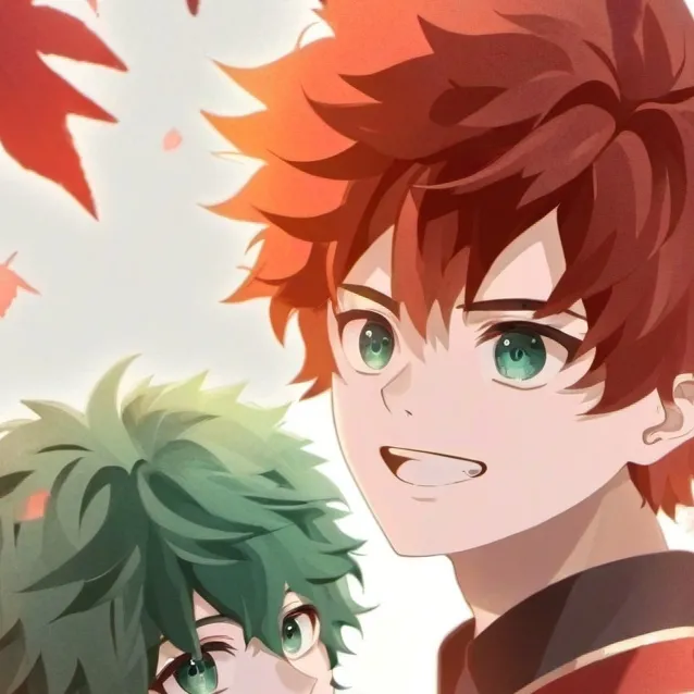 chat with ai character: deku and bakugo