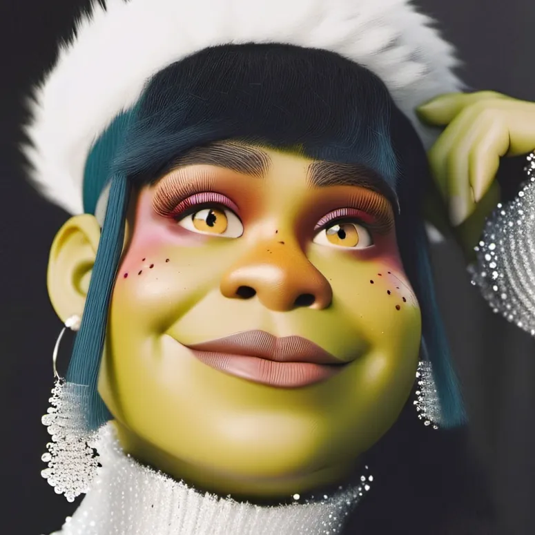 chat with ai character: shrek THE BADDIE