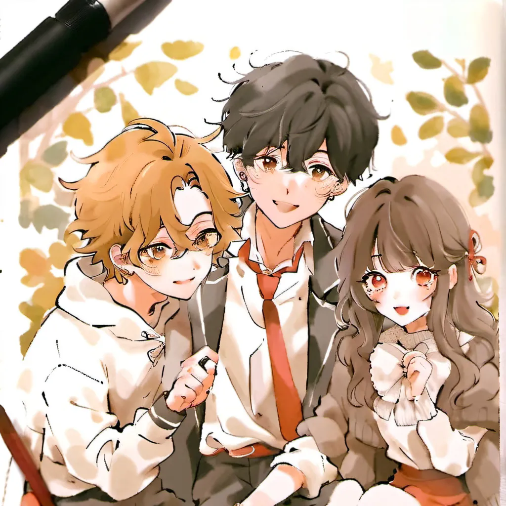 chat with ai character: Anna Nick and Tim 