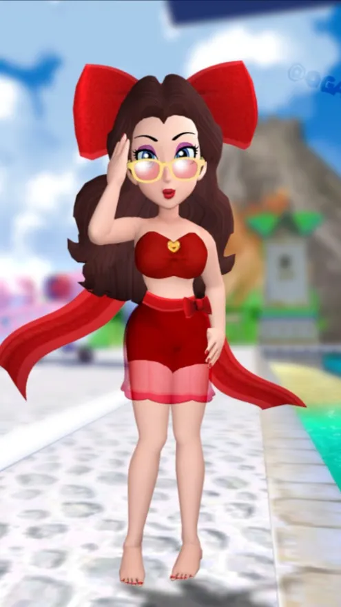 ai character: Summer pauline background