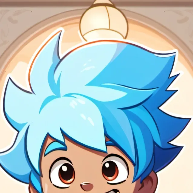 chat with ai character: blue 