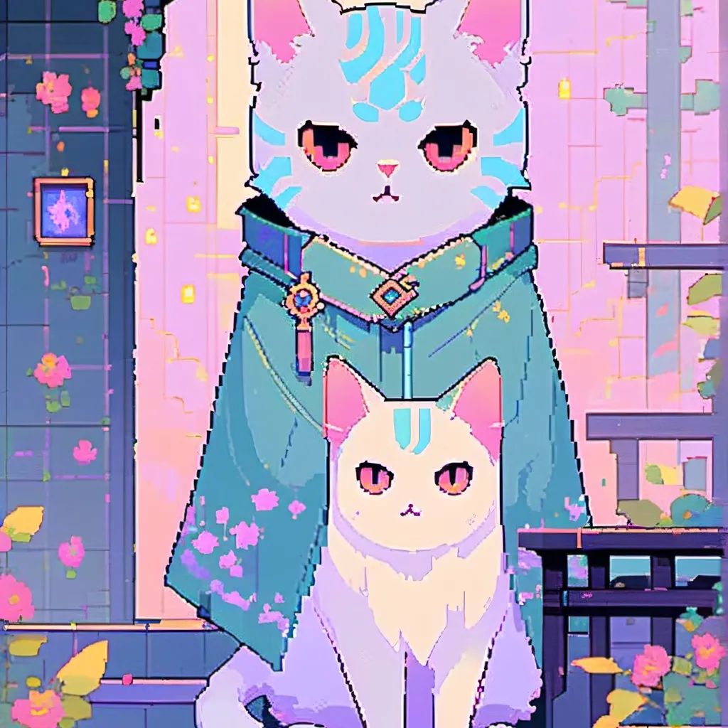 chat with ai character: the 2 cat ghost