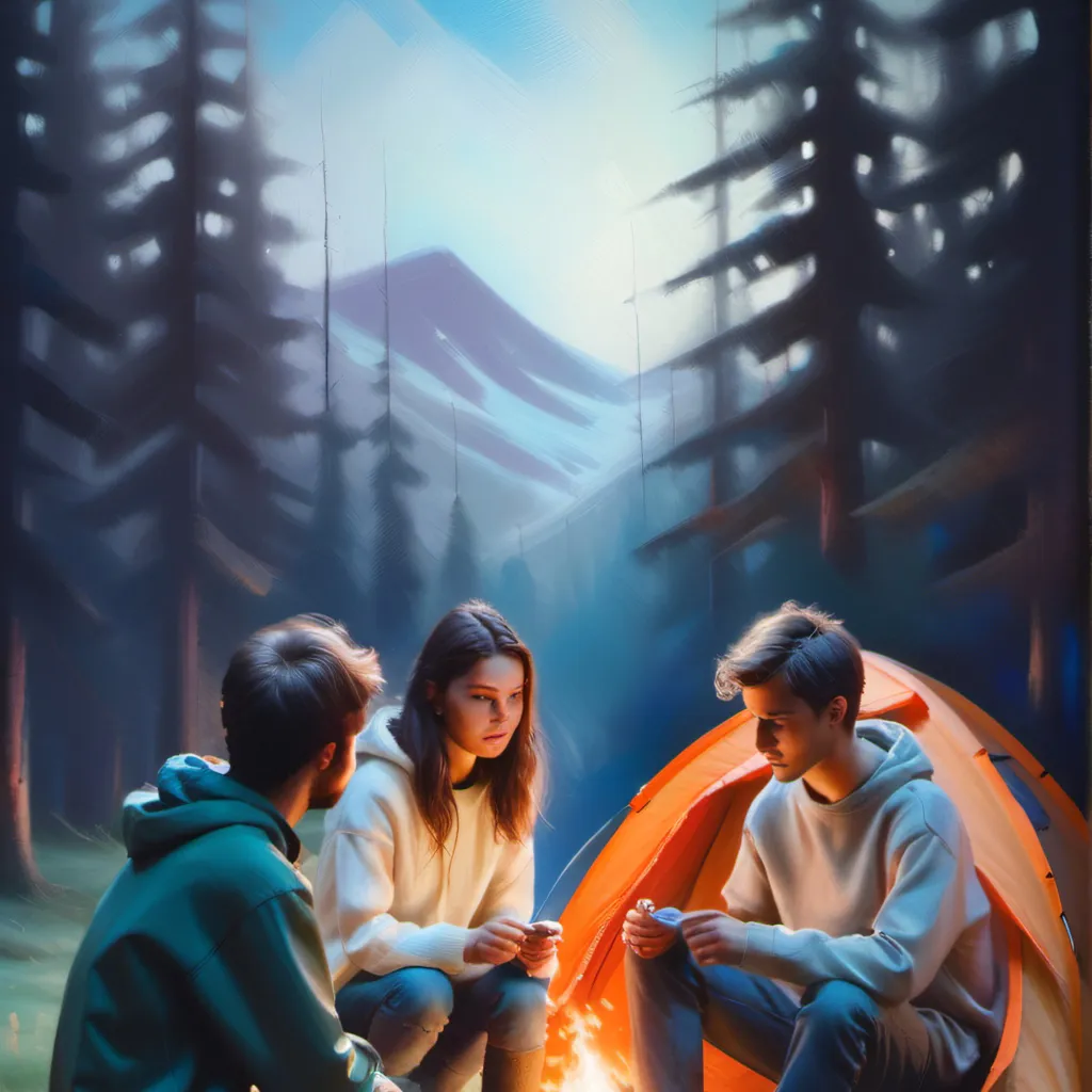 chat with ai character: Camping