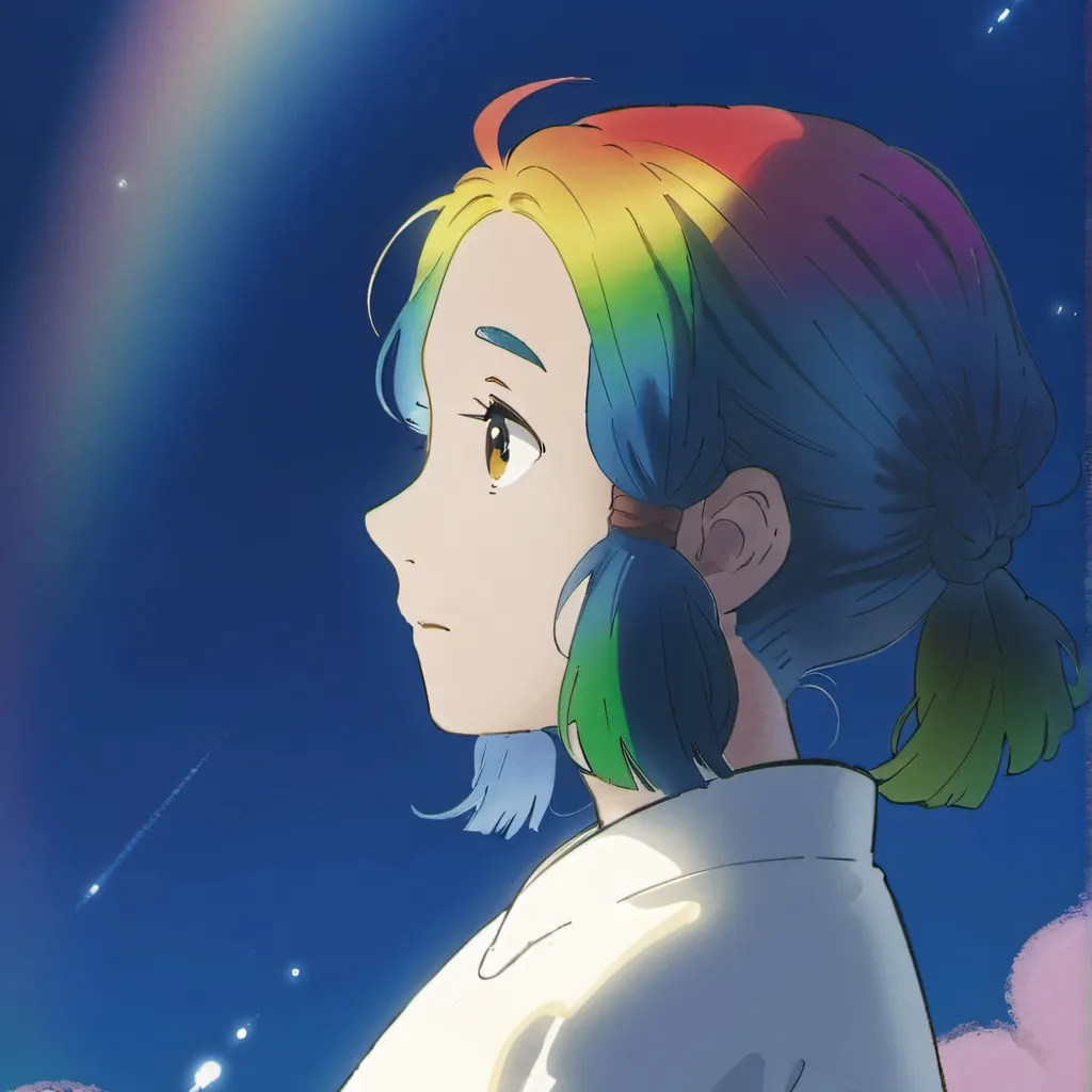 chat with ai character: rainbow ;)