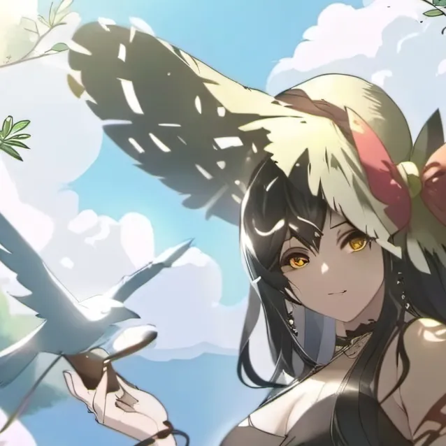 chat with ai character: forest girl