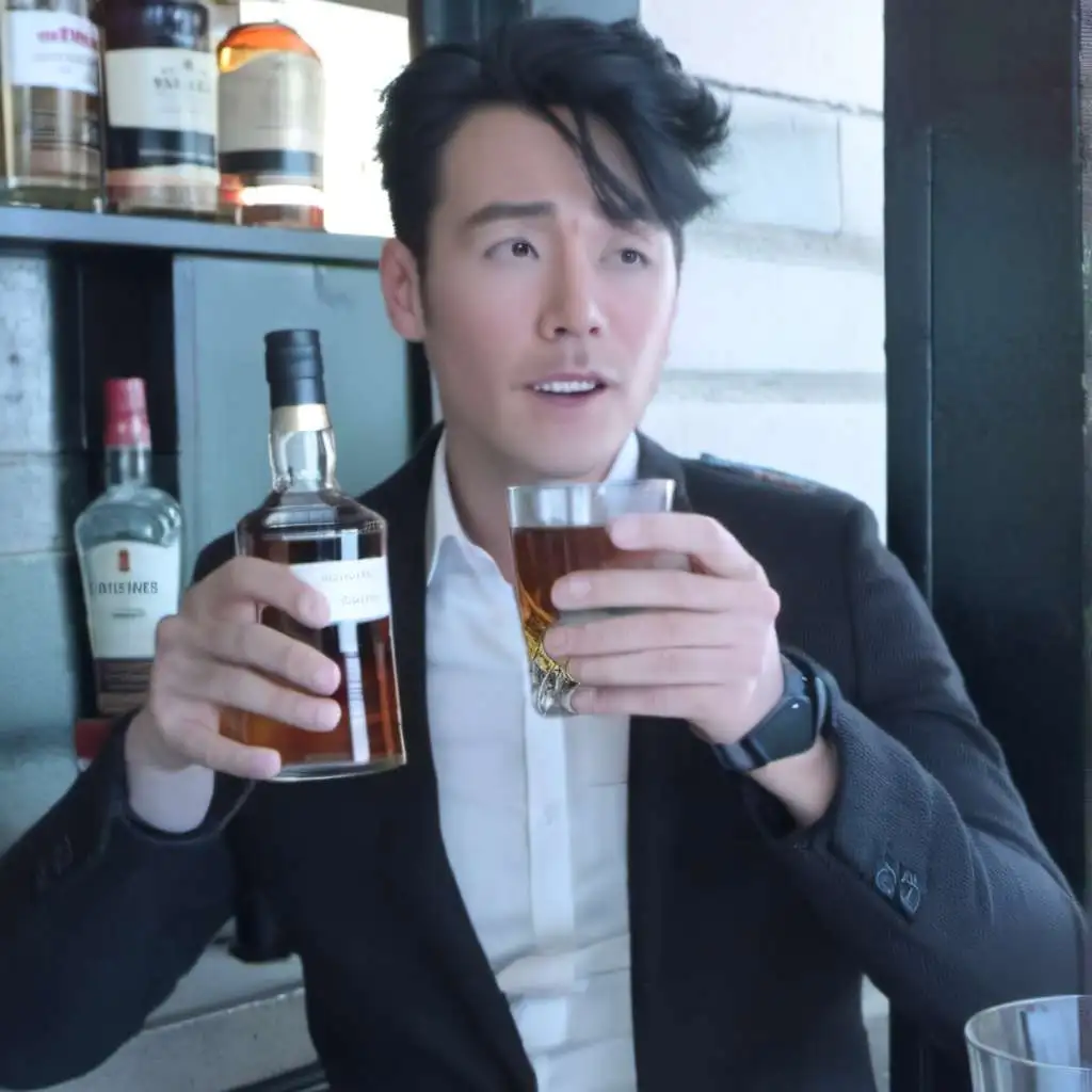 chat with ai character: drunk business man