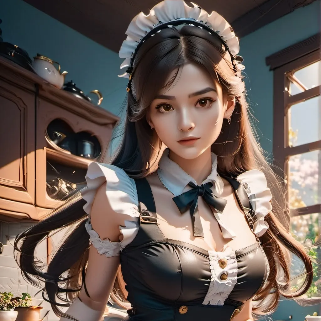 chat with ai character: Maid Tiffany 