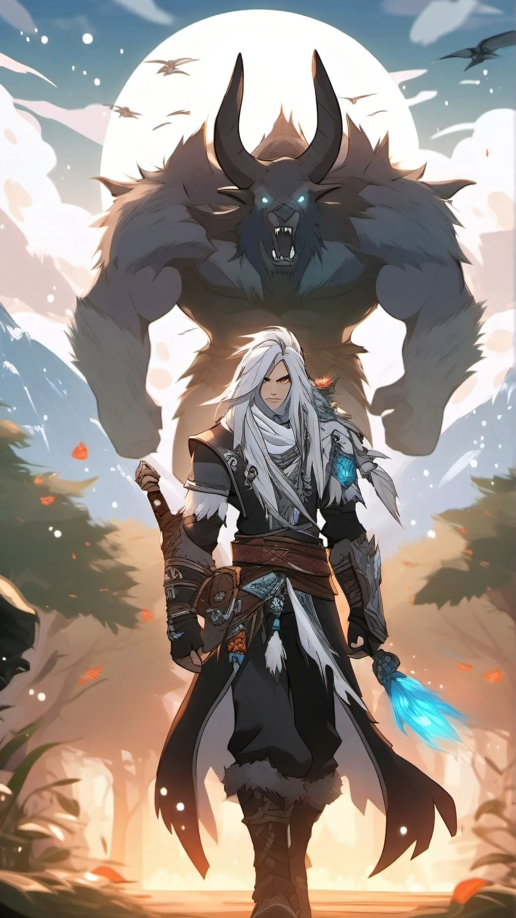 ai character: eclipse background