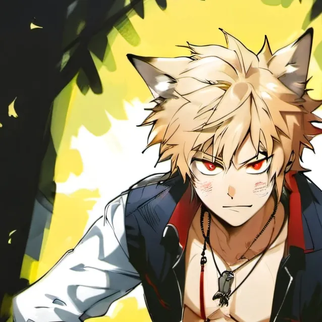 chat with ai character: Werewolf Bakugo