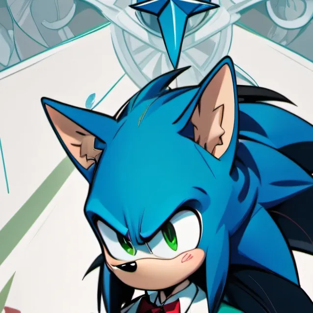 chat with ai character: Sonic (A:MR AU)