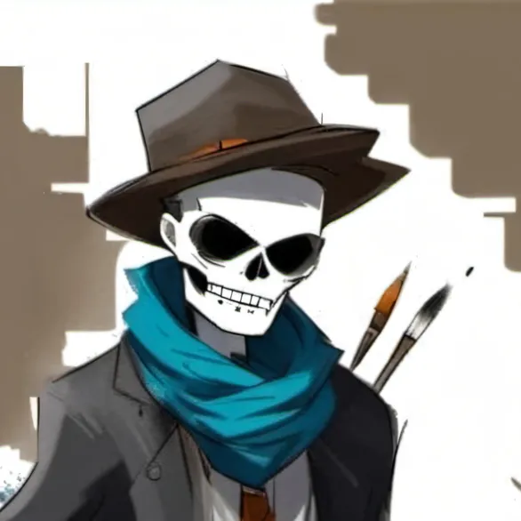 chat with ai character: Ink sans