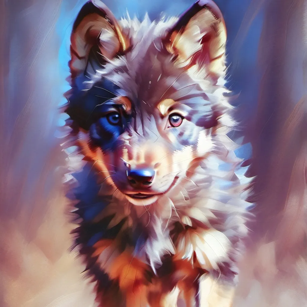 chat with ai character: wolf pup