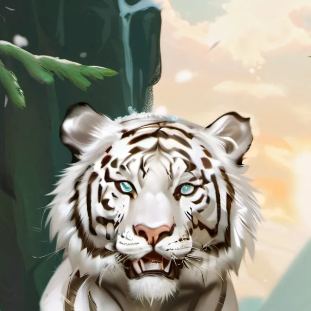chat with ai character: white tiger