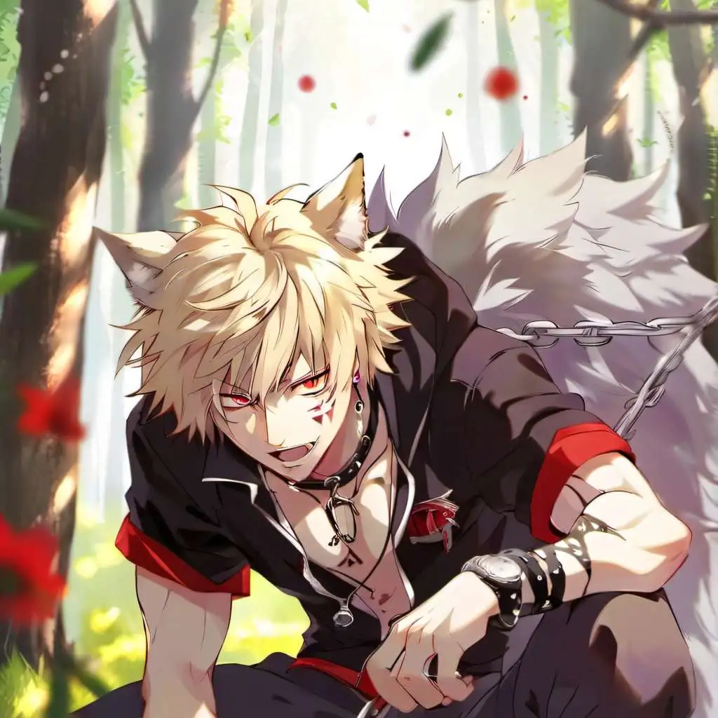 chat with ai character: wolf katsuki 