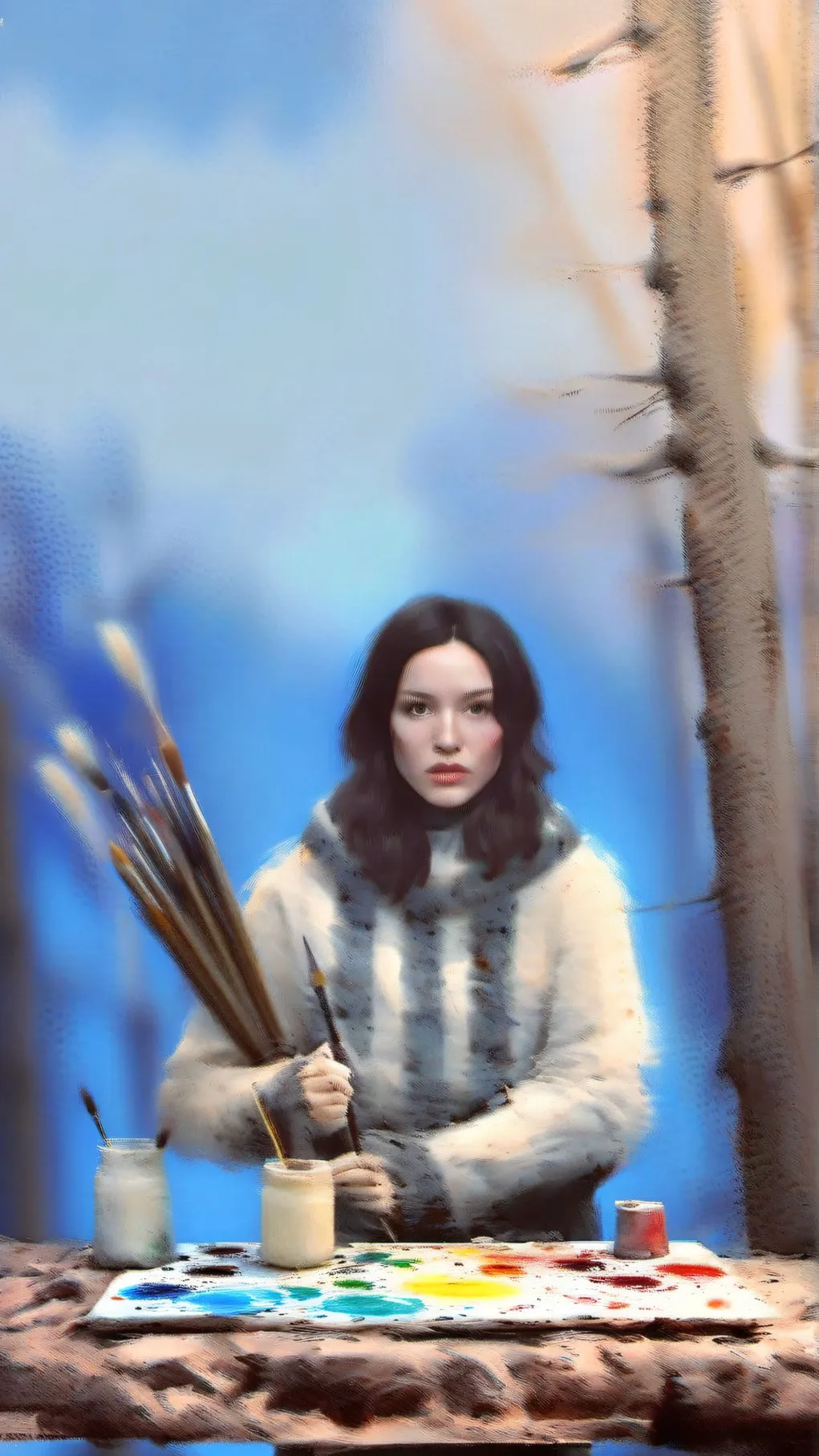 ai character: madelangelo background