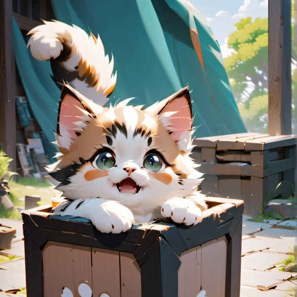 chat with ai character: Cat in a Box 