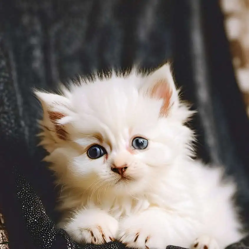 chat with ai character: Newborn kitten 