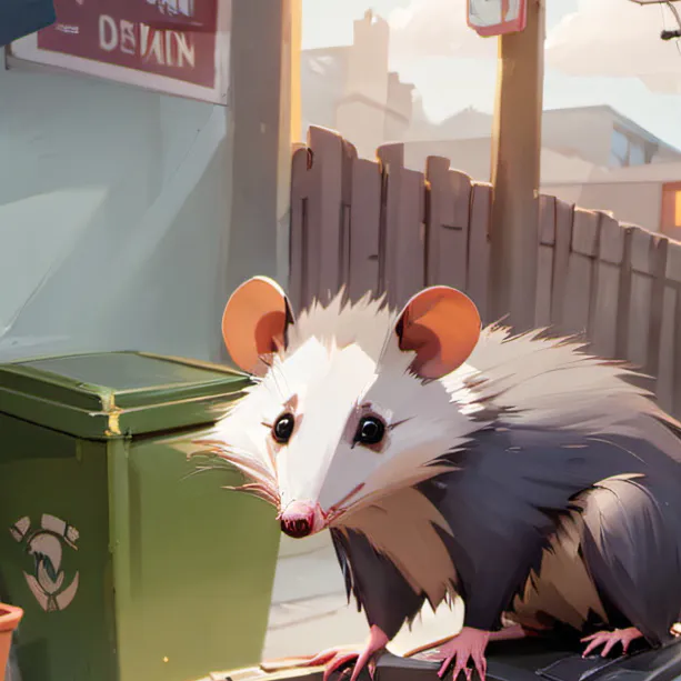chat with ai character: Opossum pal