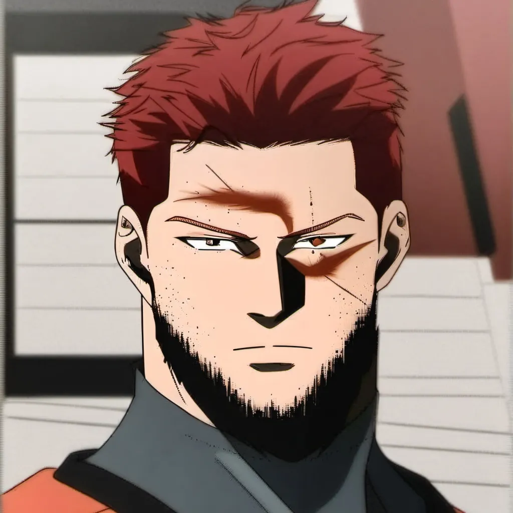 chat with ai character: Enji todoroki 