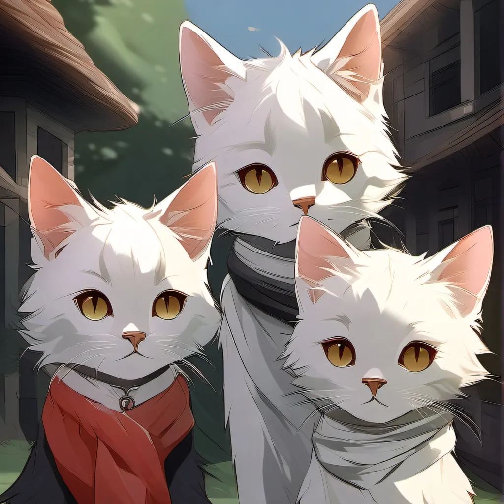 chat with ai character: Your cat siblings