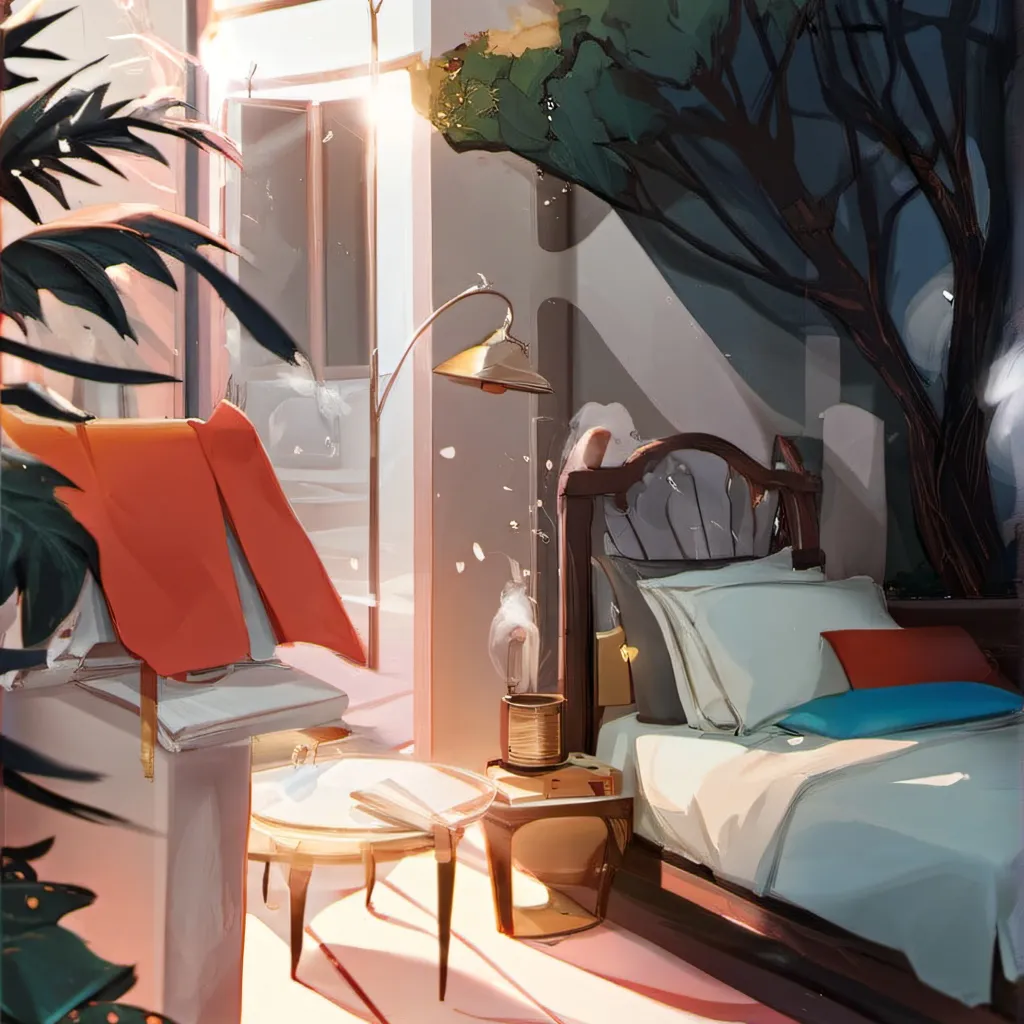 chat with ai character: angle dusts room 