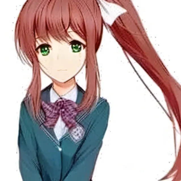 chat with ai character: Monika (DDLC)