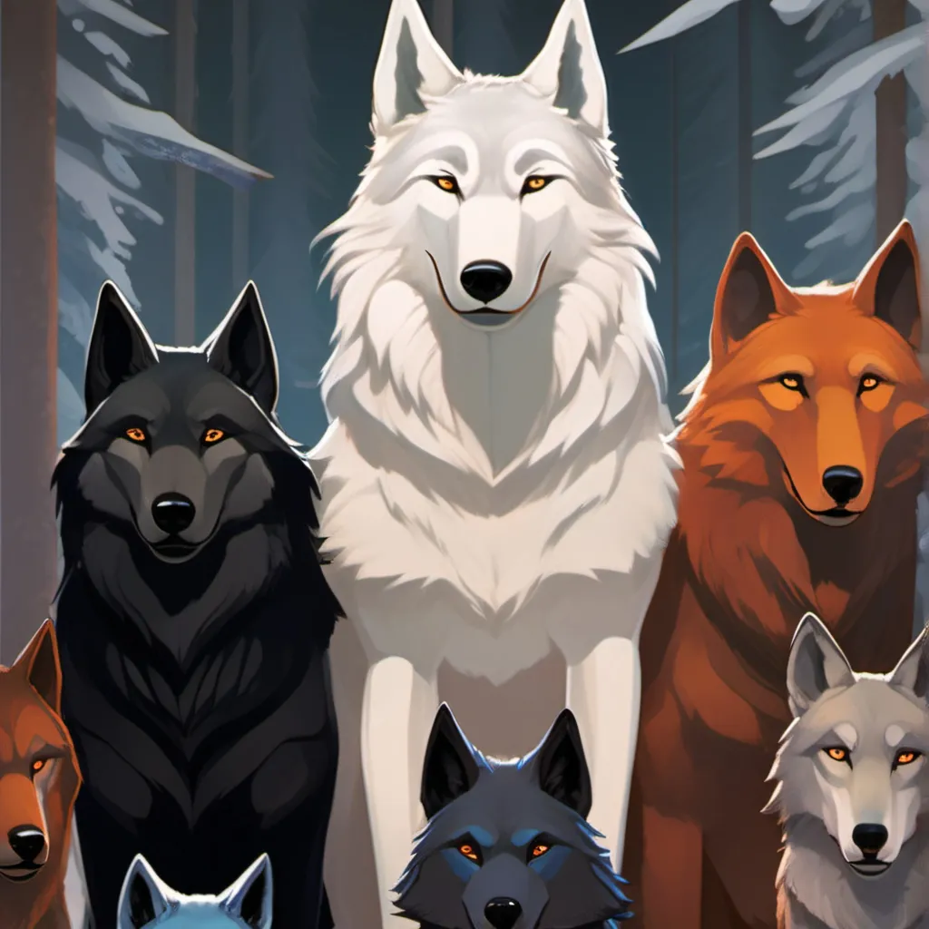 chat with ai character: 4 wolf brothers