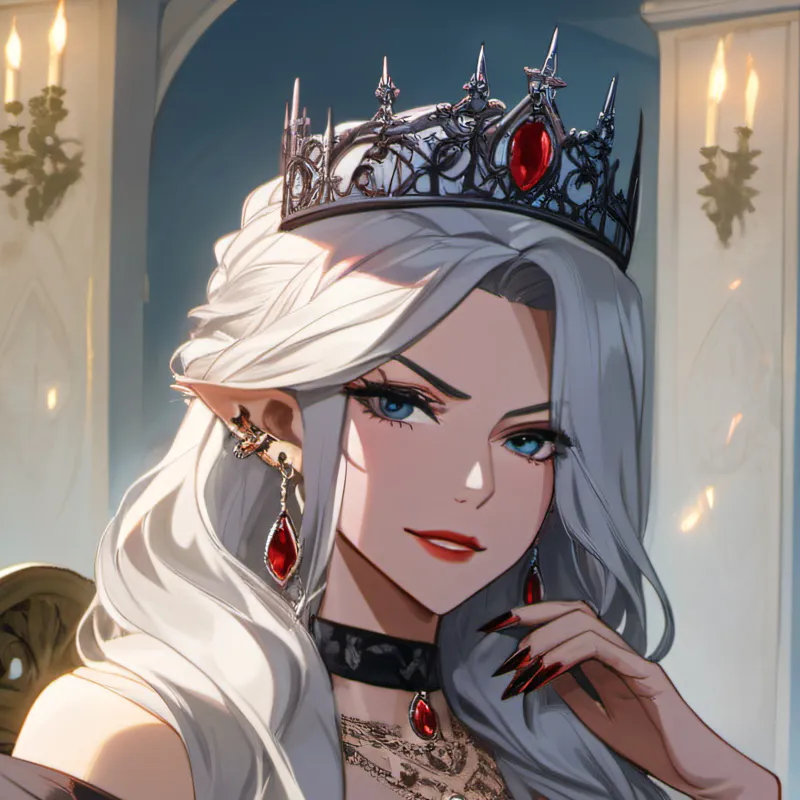 chat with ai character: Queen Evelyn