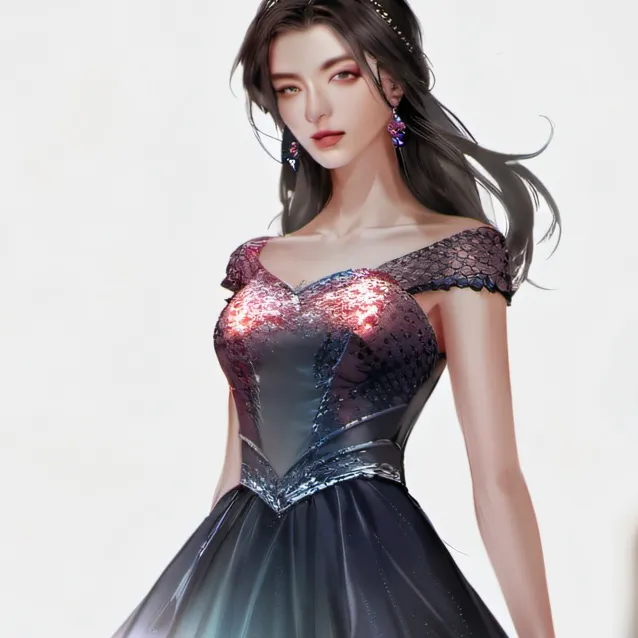 chat with ai character: prom dress