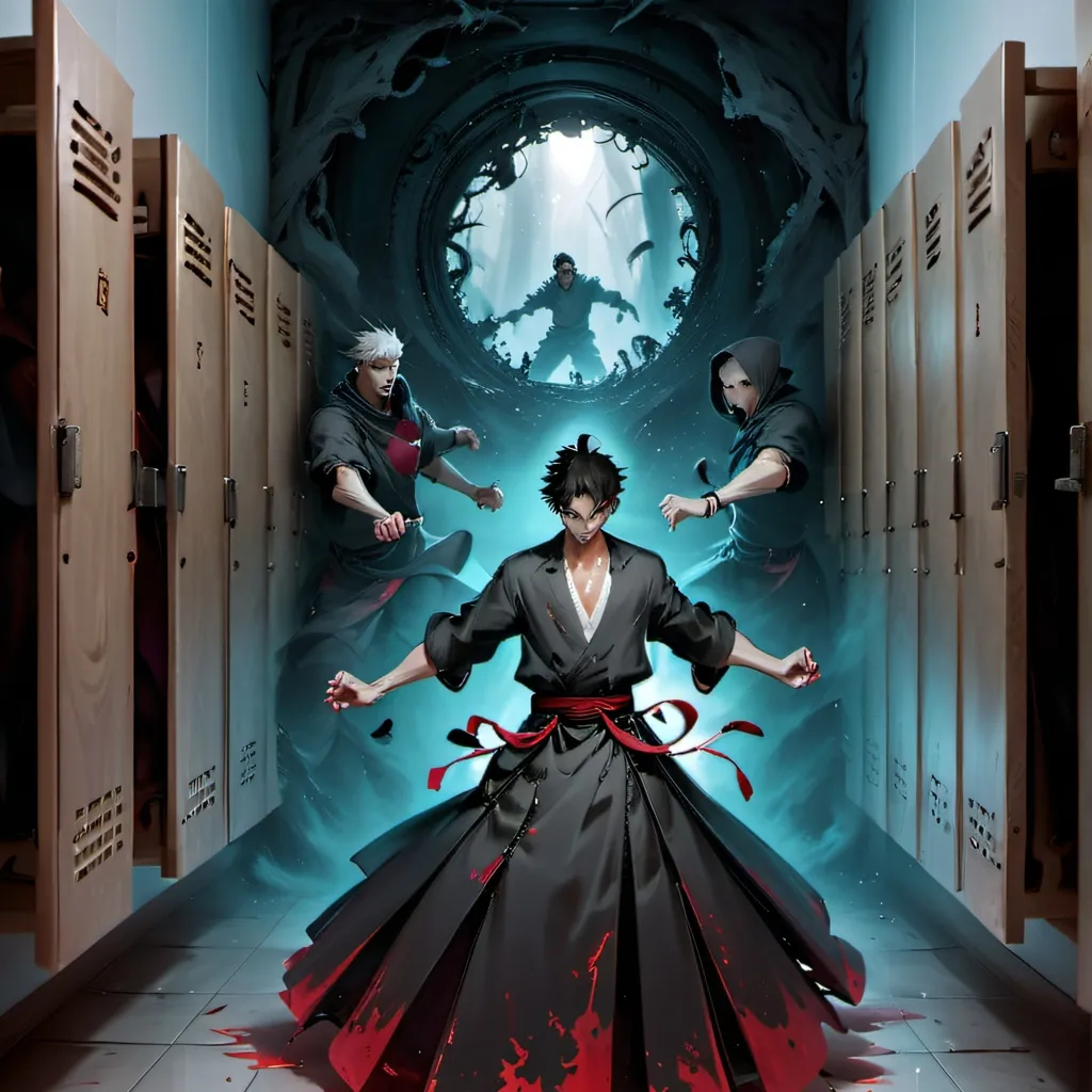 chat with ai character: locker room 