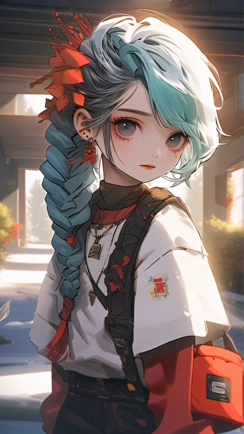 ai character: BRAT GIRL background