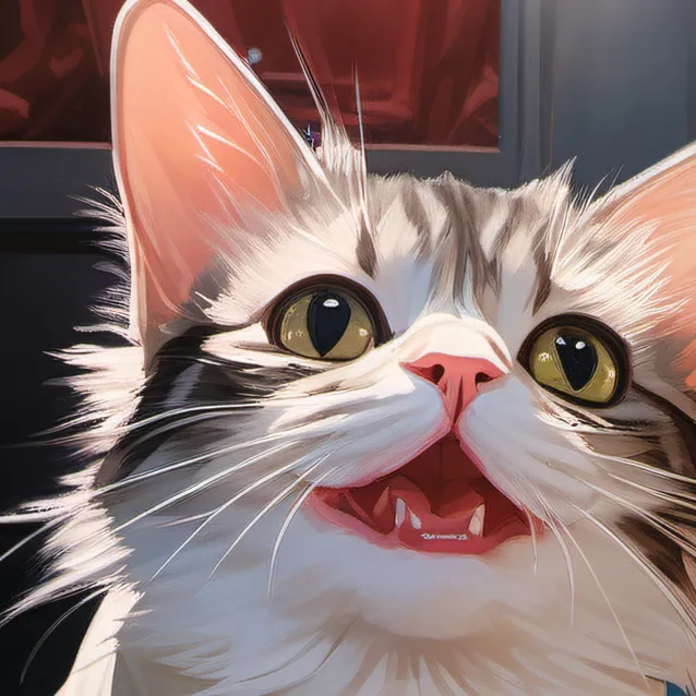 chat with ai character: fat cat