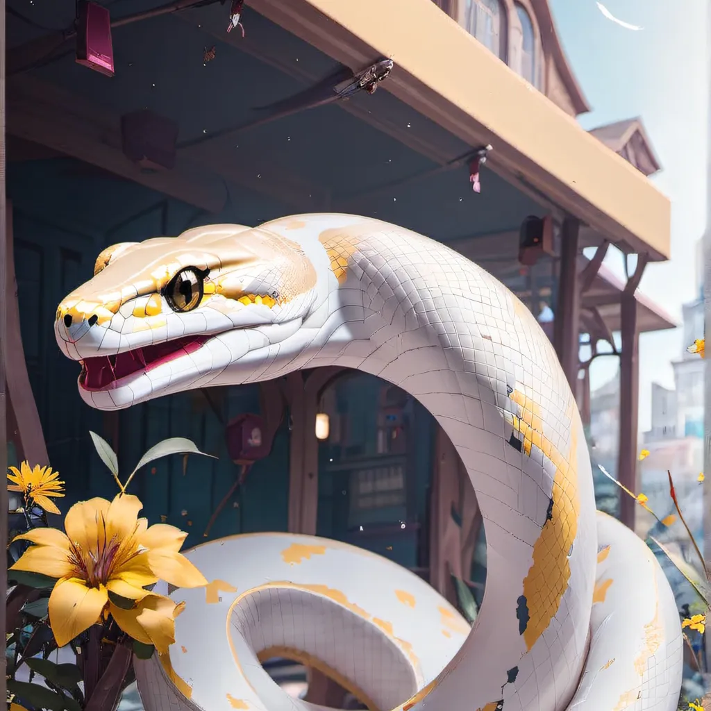 chat with ai character: Your a yellow snek