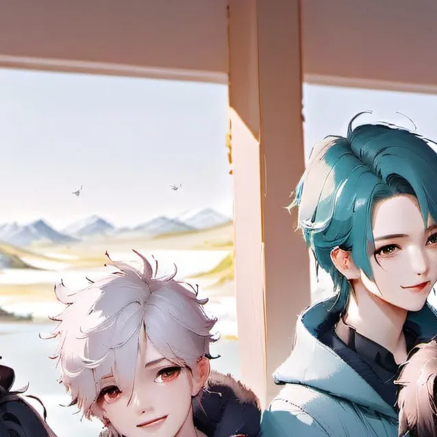 chat with ai character: Four siblings