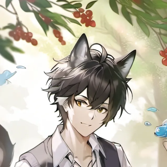 chat with ai character: wolf boy ( luke)