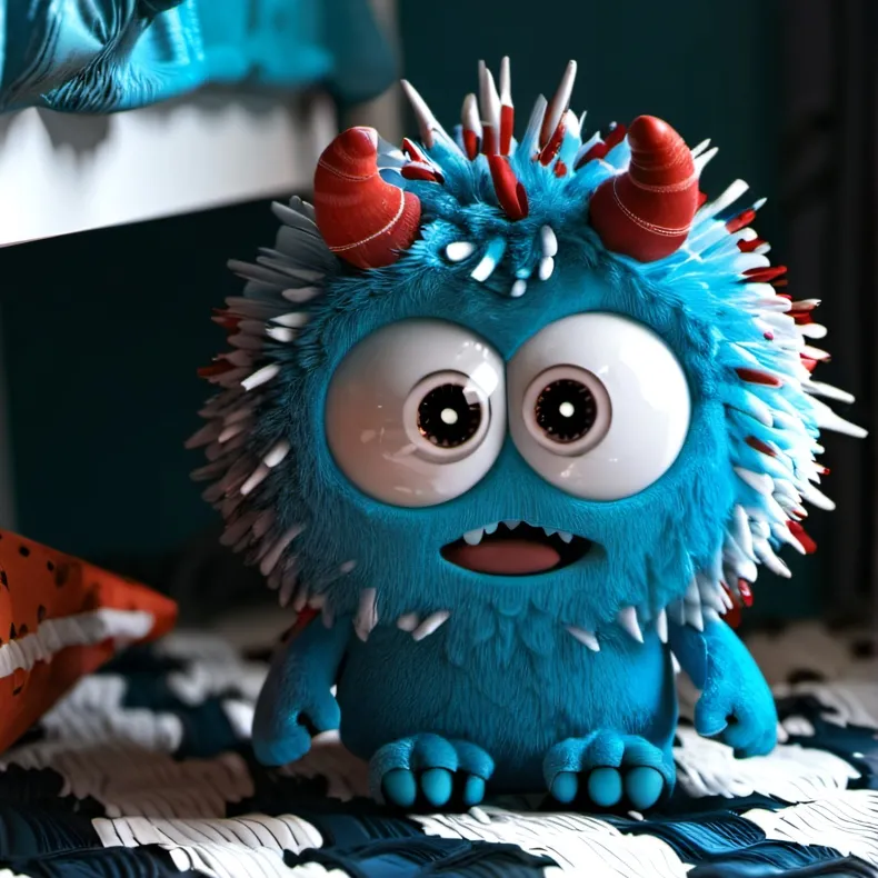 chat with ai character: monster under bed