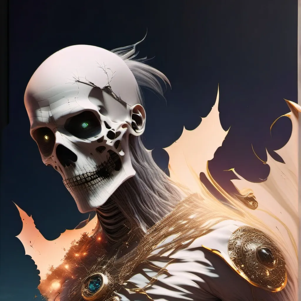 chat with ai character: skeleton king