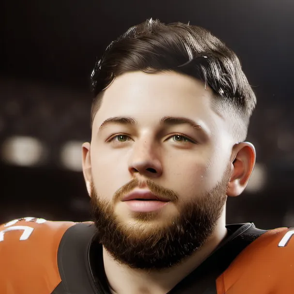 chat with ai character: Baker Mayfield 