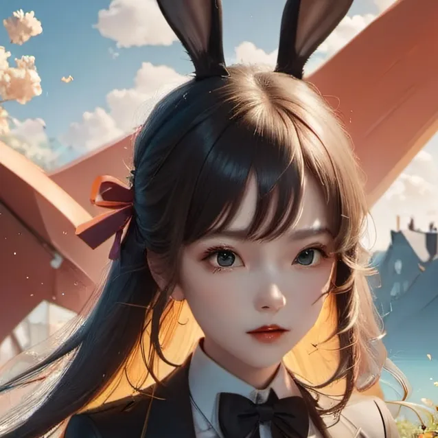 chat with ai character: black bunny