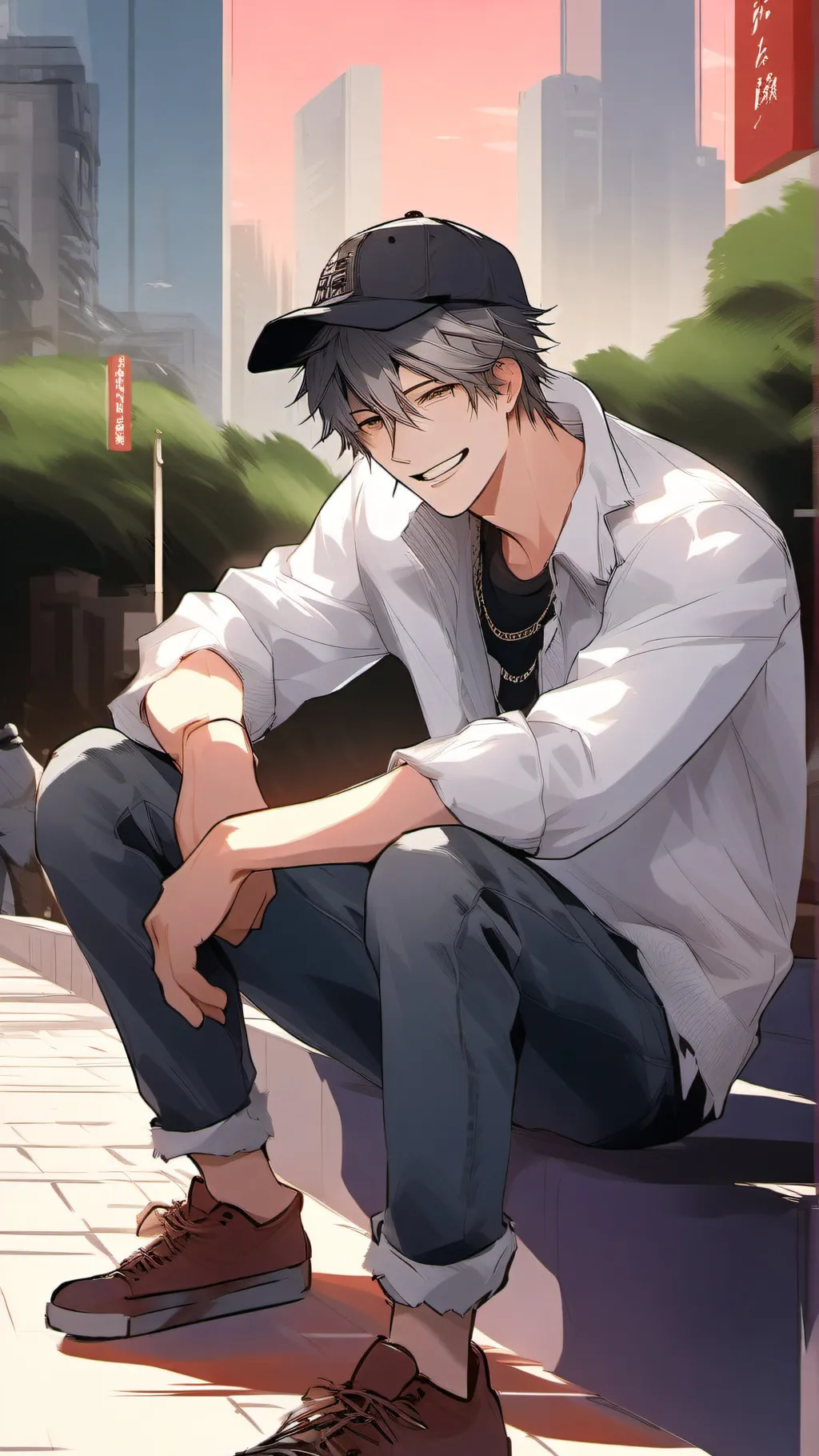 ai character: ♡Micheal♡ BL background