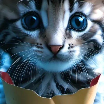chat with ai character: French fry kitten