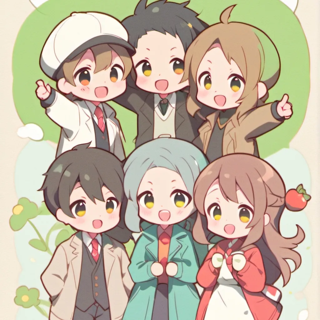 chat with ai character: group of friends.