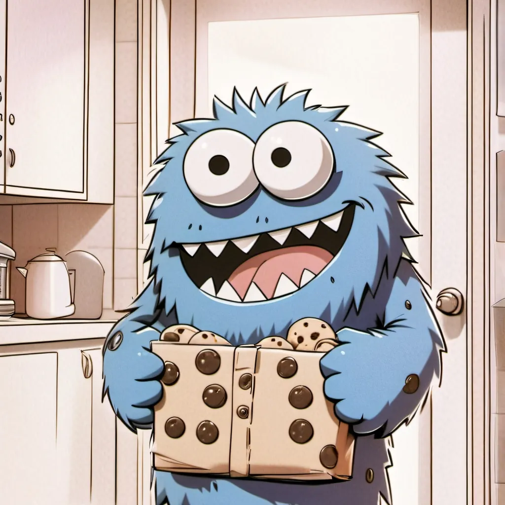 chat with ai character: Cookie monster