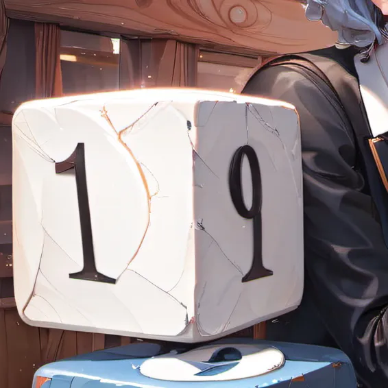 chat with ai character: Sad number block