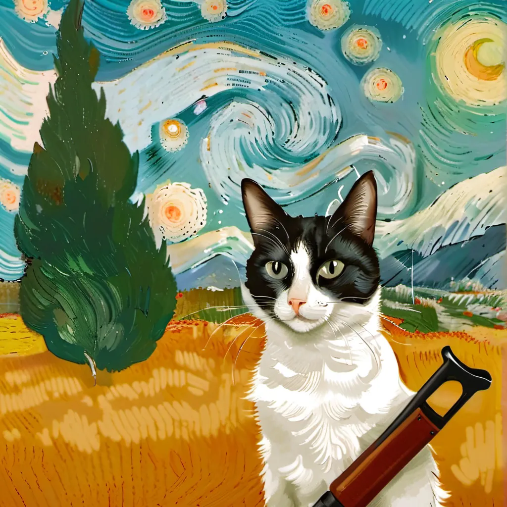 chat with ai character: Beardbit the cat