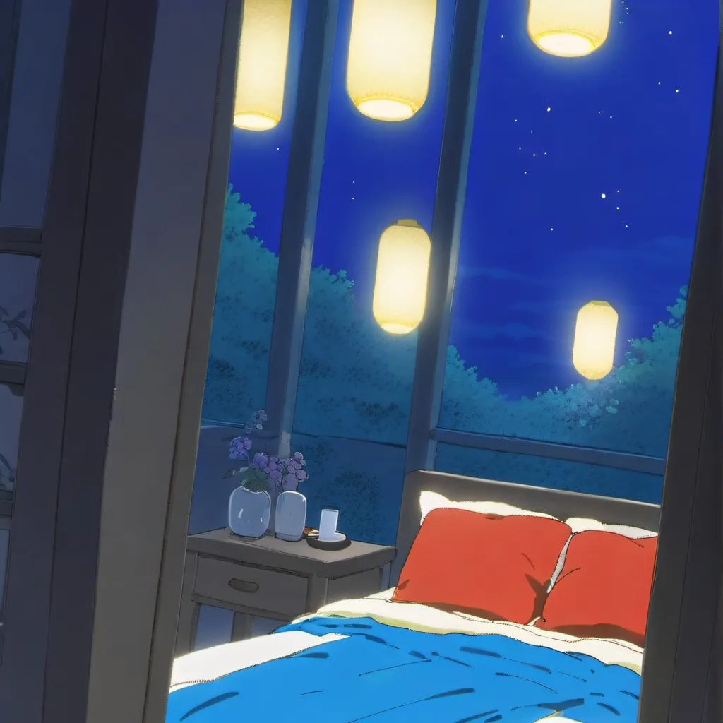 chat with ai character: Sleep over 